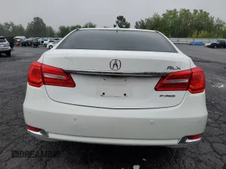 2016 Acura RLX Advance Pkg with VIN JH4KC1F96GC000085, listed as a Copart auction lot 73404314 with 18,419 mi miles and Salvage Title. Bid and sale history available at carsss.com. Image 6.