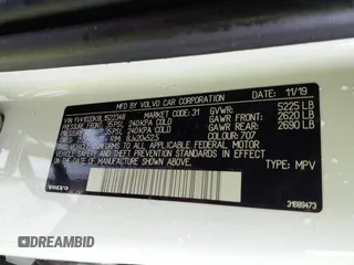 2020 Volvo XC60 Momentum z VIN YV4102DK8L1522348, wystawiony jako IAAI lot #41729535 z przebiegiem 43 833 mil mil oraz . Historia ofert i sprzedaży dostępna na DreamBid. Obrazek 9.