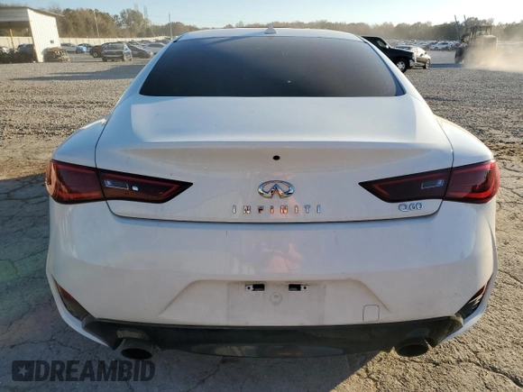 2018 Infiniti Q60 Sport with VIN JN1EV7EK3JM343232, listed as a Copart auction lot 83252324 with 65,706 mi miles and Clean Title. Bid and sale history available at DreamBid. Image 6.