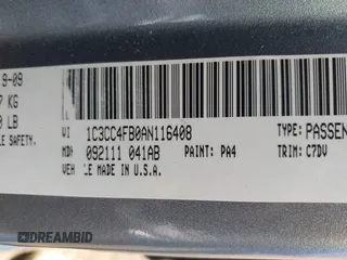 2010 Chrysler Sebring Touring with VIN 1C3CC4FB0AN116408, listed as a IAAI auction lot 42257350 with 145,501 mi miles and . Bid and sale history available at DreamBid. Image 9.