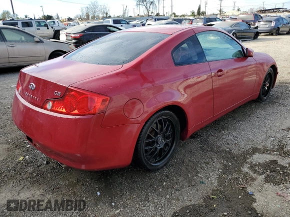 2003 Infiniti G35 w/Leather z VIN JNKCV54E93M218435, wystawiony jako Copart lot #41665965 z przebiegiem 131 987 mil mil oraz Szkoda całkowita • Salvage title. Historia ofert i sprzedaży dostępna na DreamBid. Obrazek 3.