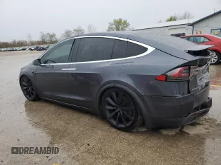 2018 Tesla Model X 75D with VIN 5YJXCAE23JF103440, listed as a Copart auction lot 50578535 with Not Provided miles and Salvage Title. Bid and sale history available at carsss.com. Image 2.