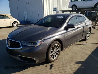 2019 Acura TLX with VIN 19UUB1F32KA010711, listed as a Copart auction lot 41838155 with 0 mi miles and Salvage Title. Bid and sale history available at carsss.com. Image 1.