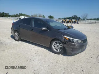 2017 Kia Forte LX with VIN 3KPFL4A75HE150712, listed as a Copart auction lot 52585155 with 185,643 mi miles and Salvage Title. Bid and sale history available at carsss.com. Image 4.