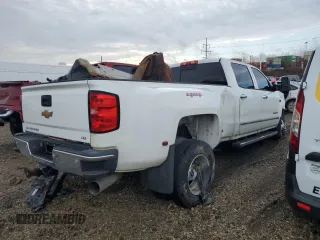2015 Chevrolet Silverado 3500HD LTZ with VIN 1GC4K0C88FF155883, listed as a Copart auction lot 87857005 with Not Provided miles and Salvage Title. Bid and sale history available at DreamBid. Image 3.