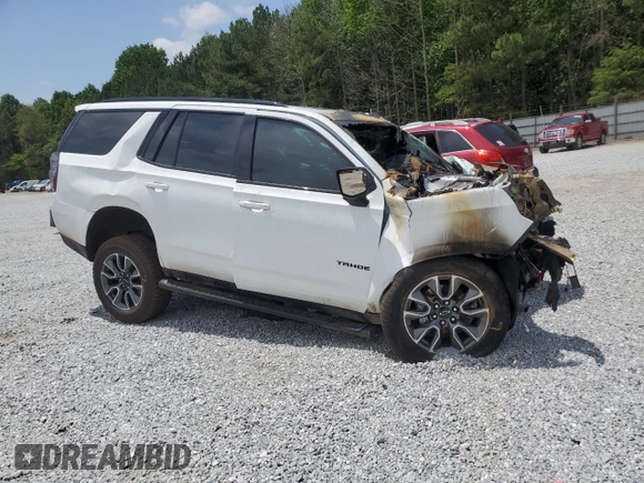 2023 Chevrolet Tahoe Z71 with VIN 1GNSKPKL9PR360836, listed as a Copart auction lot 56227525 with Not provided miles and Non repairable. Bid and sale history available at DreamBid. Image 4.