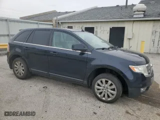 2008 Ford Edge Limited with VIN 2FMDK39C98BB04437, listed as a Copart auction lot 50401055 with 209,252 mi miles and Salvage Title. Bid and sale history available at carsss.com. Image 4.