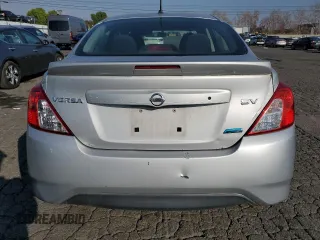 2015 Nissan Versa SV with VIN 3N1CN7AP5FL801573, listed as a Copart auction lot 43271265 with 80,350 mi miles and Salvage title. Bid and sale history available at DreamBid. Image 6.