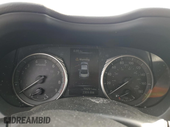2020 Infiniti Q60 Luxe with VIN JN1EV7EK9LM341035, listed as a Copart auction lot 79031184 with 70,291 mi miles and Salvage Title. Bid and sale history available at carsss.com. Image 9.