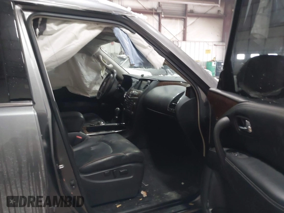 2020 Nissan Armada SL with VIN JN8AY2NC9L9620412, listed as a IAAI auction lot 41580327 with 93,247 mi miles. Bid and sale history available at carsss.com. Image 5.