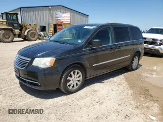 2014 Chrysler Town & Country Touring with VIN 2C4RC1BG0ER330037, listed as a Copart auction lot 56542495 with 155,191 mi miles and Salvage title. Bid and sale history available at DreamBid. Image 1.