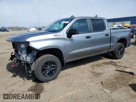2020 Chevrolet Silverado 1500 LT Trail Boss with VIN 3GCPYFED3LG292782, listed as a Copart auction lot 51264565 with 51,135 mi miles and Salvage Title. Bid and sale history available at carsss.com. Image 1.