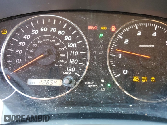 2005 Lexus GX 470 with VIN JTJBT20X750090664, listed as a Copart auction lot 61501324 with 226,541 mi miles and Clean Title. Bid and sale history available at carsss.com. Image 9.