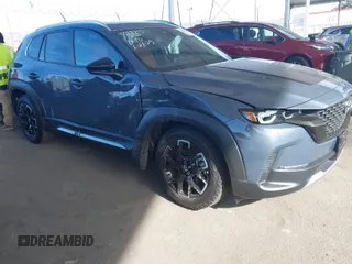 2025 Mazda CX-50 2.5 Turbo with VIN 7MMVABXY4SN329154, listed as a IAAI auction lot 41425661 with 391 mi miles. Bid and sale history available at carsss.com. Image 1.