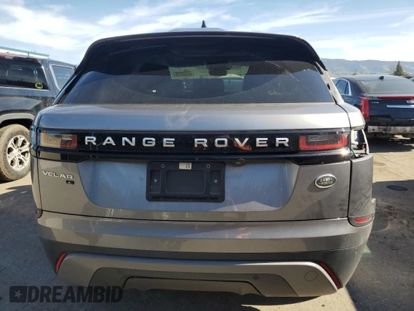2021 Land Rover Range Rover Velar S with VIN SALYJ2EX4MA327091, listed as a Copart auction lot 45552485 with 24,922 mi miles and Salvage Title. Bid and sale history available at carsss.com. Image 6.