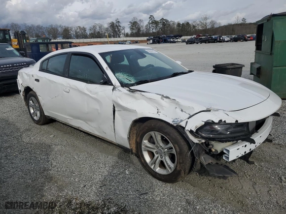 2015 Dodge Charger SE with VIN 2C3CDXBGXFH812029, listed as a Copart auction lot 50256135 with 268,830 mi miles and Salvage Title. Bid and sale history available at carsss.com. Image 4.
