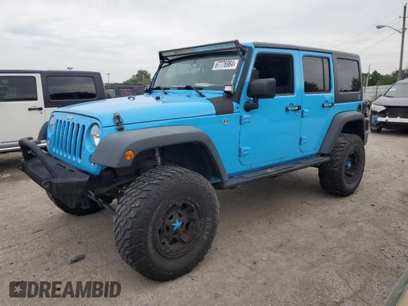 2018 Jeep Wrangler JK Unlimited Sport S with VIN 1C4BJWDG2JL883261, listed as a Copart auction lot 67776984 with 70,508 mi miles and Non Repairable. Bid and sale history available at carsss.com. Image 1.