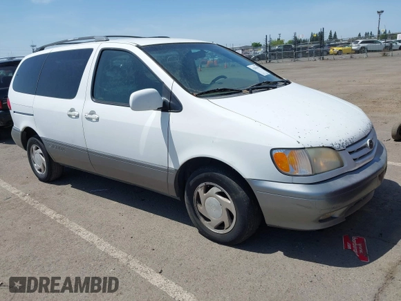 2001 Toyota Sienna LE z VIN 4T3ZF13C31U393989, wystawiony jako IAAI lot #42301091 z przebiegiem 238 404 mil mil oraz . Historia ofert i sprzedaży dostępna na DreamBid. Obrazek 1.