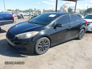 2016 Kia Forte LX with VIN KNAFX4A63G5506920, listed as a IAAI auction lot 41924410 with 120,451 mi miles. Bid and sale history available at carsss.com. Image 2.