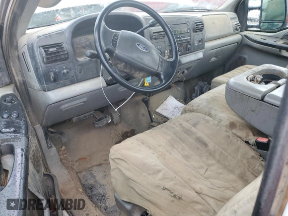 2007 Ford F-350 XL with VIN 1FTWF31P77EB33177, listed as a Copart auction lot 81356104 with 165,198 mi miles and Salvage title. Bid and sale history available at DreamBid. Image 8.