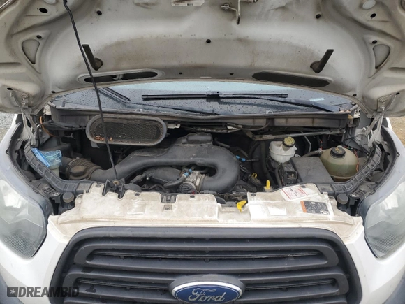 2017 Ford Transit Van with VIN 1FTYE1ZM5HKA38730, listed as a Copart auction lot 42691705 with NaN miles and Salvage Title. Bid and sale history available at carsss.com. Image 12.