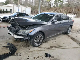 2015 Hyundai Genesis 3.8L with VIN KMHGN4JE7FU050716, listed as a Copart auction lot 49271475 with 175,931 mi miles and Clean Title. Bid and sale history available at carsss.com. Image 1.
