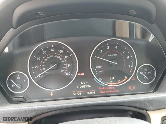 2019 BMW 4 Series 430i xDrive with VIN WBA4J3C51KBL08337, listed as a Copart auction lot 68865884 with 53,726 mi miles and Salvage Title. Bid and sale history available at carsss.com. Image 9.