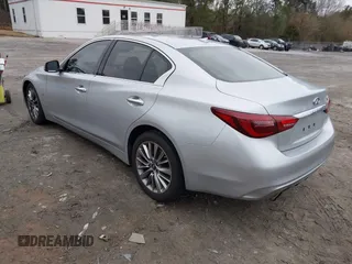 2019 Infiniti Q50 3.0t LUXE with VIN JN1EV7AP1KM519553, listed as a IAAI auction lot 41265684 with 84,120 mi miles. Bid and sale history available at carsss.com. Image 3.