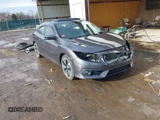 2018 Honda Civic EX-L z VIN JHMFC1F85JX014701, wystawiony jako IAAI lot #41467342 z przebiegiem 50 292 mil mil oraz . Historia ofert i sprzedaży dostępna na DreamBid. Obrazek 1.