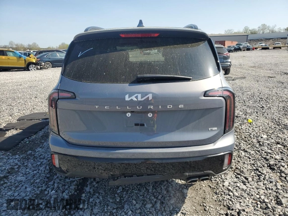 2024 Kia Telluride EX X-Line with VIN 5XYP3DGC2RG442654, listed as a Copart auction lot 51484725 with 13,079 mi miles and Salvage title. Bid and sale history available at DreamBid. Image 6.