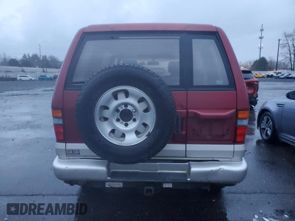 1995 Isuzu Trooper z VIN JACDJ58W9S7901686, wystawiony jako Copart lot #86925604 z przebiegiem 77 643 mil mil oraz Szkody całkowita. Historia ofert i sprzedaży dostępna na DreamBid. Obrazek 6.