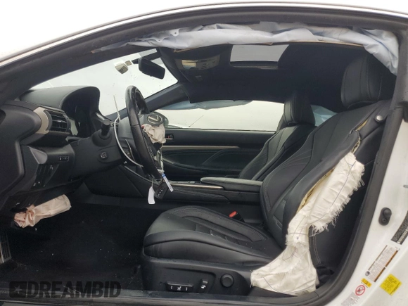2017 Lexus RC with VIN JTHSM5BC0H5003592, listed as a Copart auction lot 44818705 with 51,871 mi miles and Salvage Title. Bid and sale history available at carsss.com. Image 7.