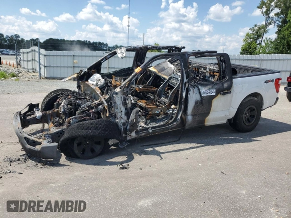 2023 Ford F-150 XL with VIN 1FTEW1EB1PKE67737, listed as a Copart auction lot 67359184 with 0 mi miles and Salvage Title. Bid and sale history available at carsss.com. Image 1.