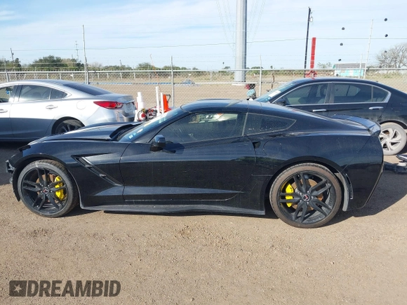 2015 Chevrolet Corvette 3LT with VIN 1G1YE2D78F5104697, listed as a IAAI auction lot 41236668 with 44,253 mi miles. Bid and sale history available at carsss.com. Image 15.