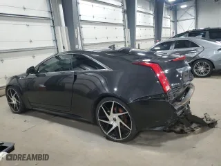 2013 Cadillac CTS Coupe Premium with VIN 1G6DS1E39D0100885, listed as a Copart auction lot 43530745 with 121,045 mi miles and Salvage Title. Bid and sale history available at carsss.com. Image 2.