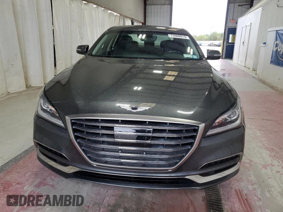 2018 Genesis G80 3.8L with VIN KMHGN4JE5JU260773, listed as a Copart auction lot 73008914 with 44,306 mi miles and Salvage Title. Bid and sale history available at carsss.com. Image 5.