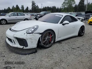 2018 Porsche 911 GT3 with VIN WP0AC2A92JS175473, listed as a Copart auction lot 54748994 with 24,601 mi miles. Bid and sale history available at carsss.com. Image 1.