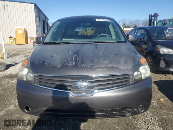 2009 Nissan Quest S with VIN 5N1BV28U69N101195, listed as a Copart auction lot 41361315 with 147,612 mi miles and Clean Title. Bid and sale history available at carsss.com. Image 5.