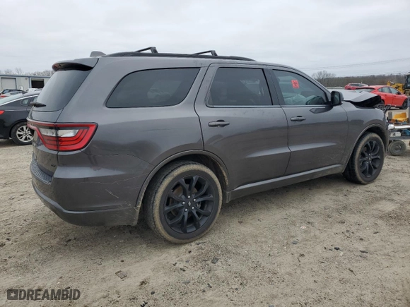 2020 Dodge Durango GT with VIN 1C4RDHDG3LC118659, listed as a Copart auction lot 87187394 with 76,937 mi miles and Salvage Title. Bid and sale history available at carsss.com. Image 3.