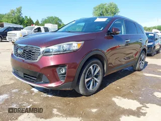 2019 Kia Sorento EX Sport with VIN 5XYPH4A52KG509349, listed as a IAAI auction lot 42244984 with 96,761 mi miles and . Bid and sale history available at DreamBid. Image 18.