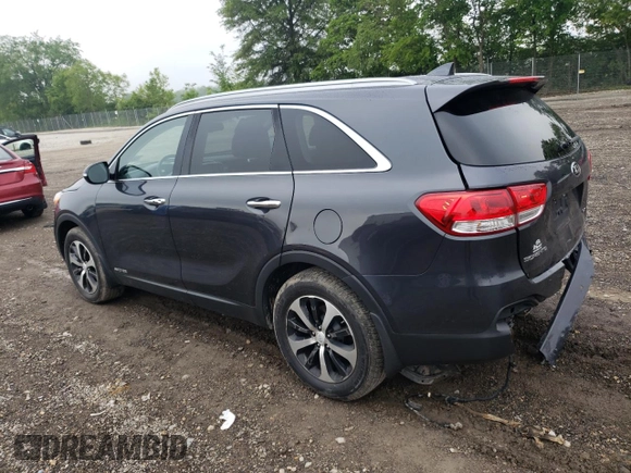 2017 Kia Sorento EX with VIN 5XYPHDA51HG222464, listed as a Copart auction lot 58585465 with 80,401 mi miles and Salvage title. Bid and sale history available at DreamBid. Image 2.