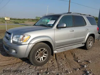 2007 Toyota Sequoia SR5 with VIN 5TDZT34A17S288122, listed as a IAAI auction lot 41939510 with 275,347 mi miles. Bid and sale history available at carsss.com. Image 2.