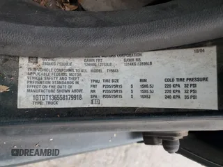 2005 GMC Canyon 1SF SLE Z71 with VIN 1GTDT136558179918, listed as a Copart auction lot 85695224 with 176,119 mi miles and Salvage Title. Bid and sale history available at carsss.com. Image 12.