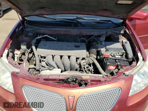 2005 Pontiac Vibe with VIN 5Y2SL63875Z414867, listed as a Copart auction lot 54653235 with 202,867 mi miles and Clean Title. Bid and sale history available at carsss.com. Image 12.