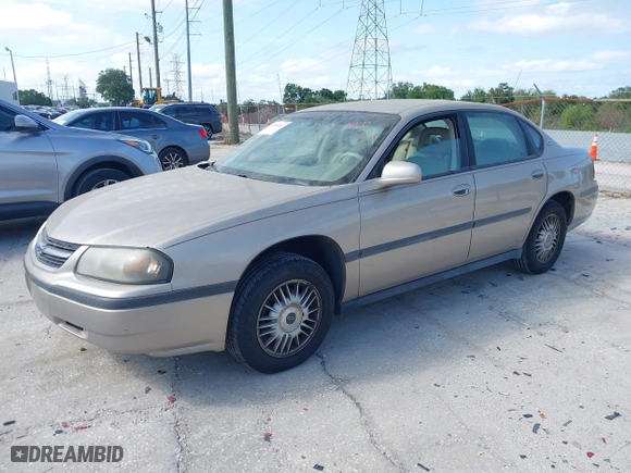 2002 Chevrolet Impala with VIN 2G1WF55K929224966, listed as a IAAI auction lot 41989267 with 121,010 mi miles. Bid and sale history available at carsss.com. Image 2.