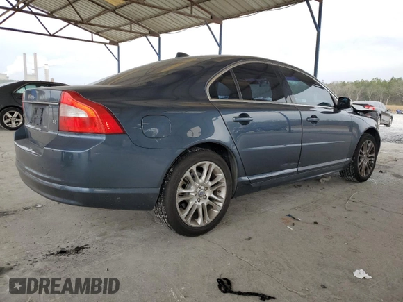 2007 Volvo S80 I6 with VIN YV1AS982971031562, listed as a Copart auction lot 49044255 with 135,237 mi miles and Salvage Title. Bid and sale history available at carsss.com. Image 3.