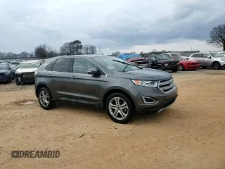 2016 Ford Edge Titanium with VIN 2FMPK3K91GBB13675, listed as a Copart auction lot 44198475 with 129,236 mi miles and Salvage Title. Bid and sale history available at carsss.com. Image 14.