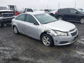 2012 Chevrolet Cruze LT w/1LT with VIN 1G1PF5SC2C7105886, listed as a IAAI auction lot 41861891 with 204,323 mi miles. Bid and sale history available at carsss.com. Image 1.