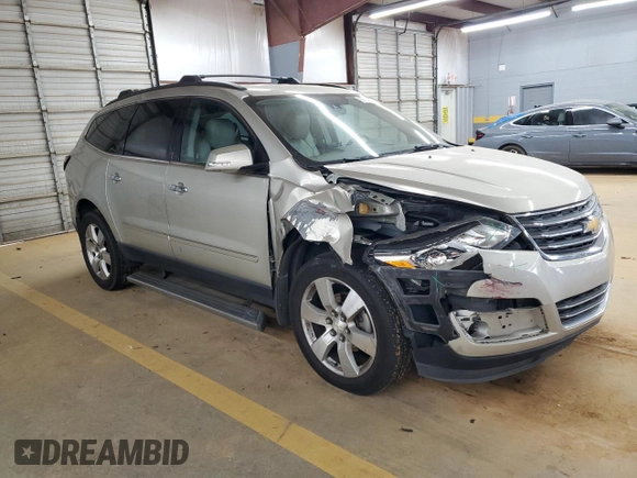2014 Chevrolet Traverse LTZ with VIN 1GNKRJKD5EJ218402, listed as a Copart auction lot 89188355 with 161,969 mi miles and Salvage Title. Bid and sale history available at DreamBid. Image 4.