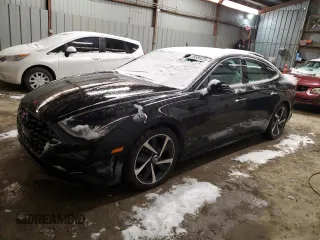 2021 Hyundai Sonata SEL Plus with VIN 5NPEJ4J26MH062604, listed as a Copart auction lot 45585325 with 39,569 mi miles and Salvage Title. Bid and sale history available at DreamBid. Image 1.